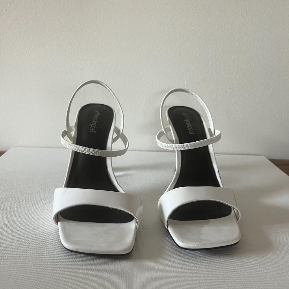 Jeffrey Campbell | Carine Sandal in White | Size 9.5 - Picture 4 of 12